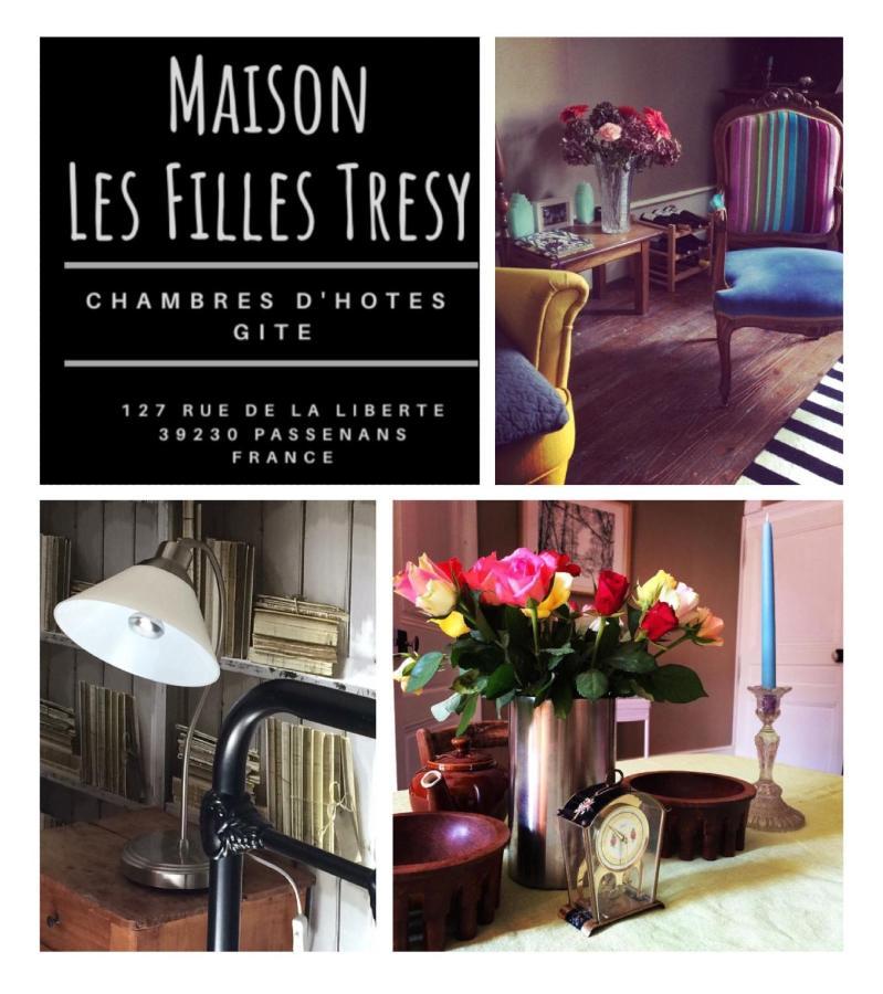 Chambres D Hotes Les Filles Tresy Passenans Екстер'єр фото